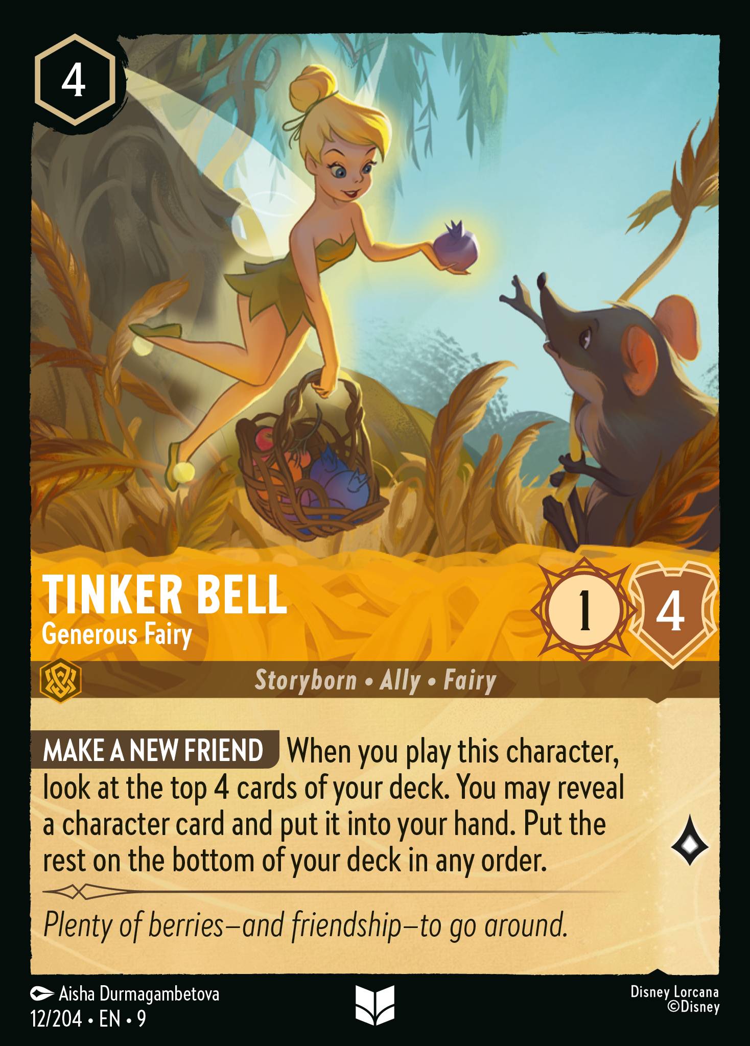 Tinker Bell - Generous Fairy (English)