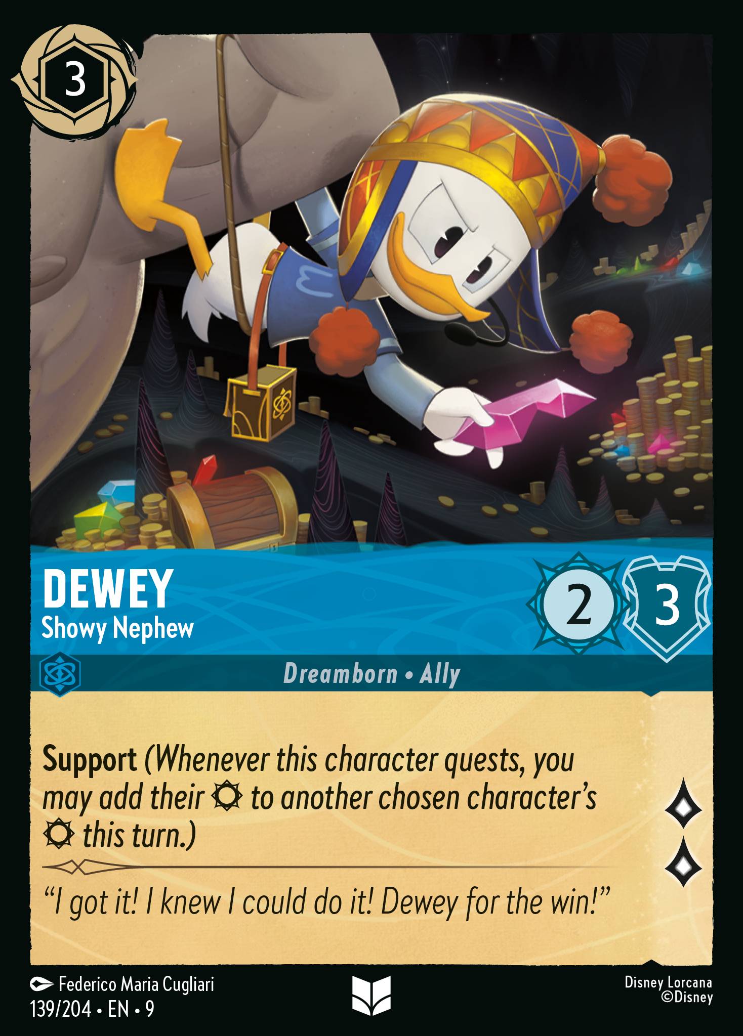 Dewey - Showy Nephew (English)