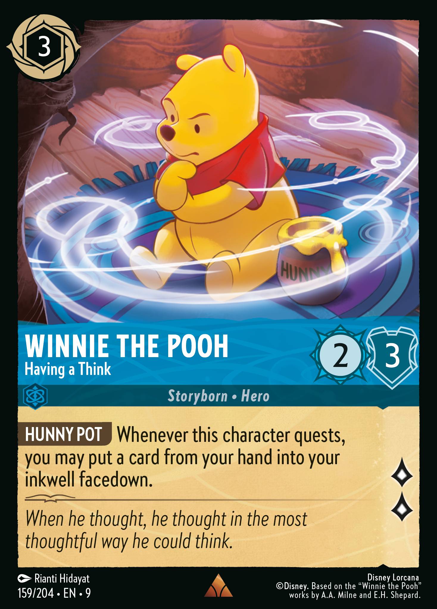 Winnie the Pooh - Having a Think (English)