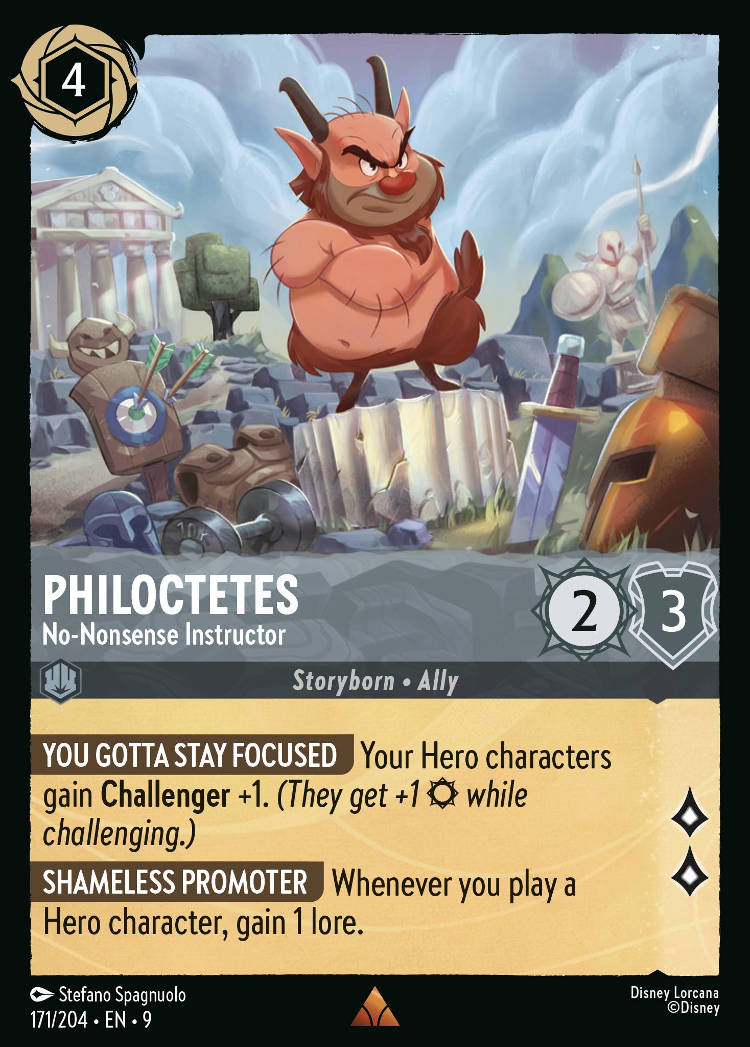 Philoctetes - No-Nonsense Instructor (English)