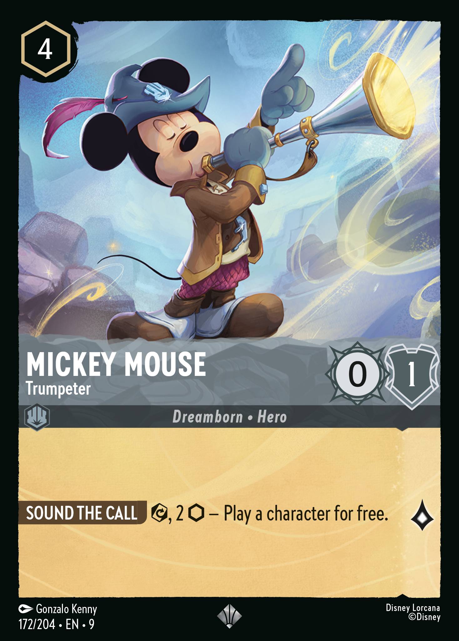 Mickey Mouse - Trumpeter (English)
