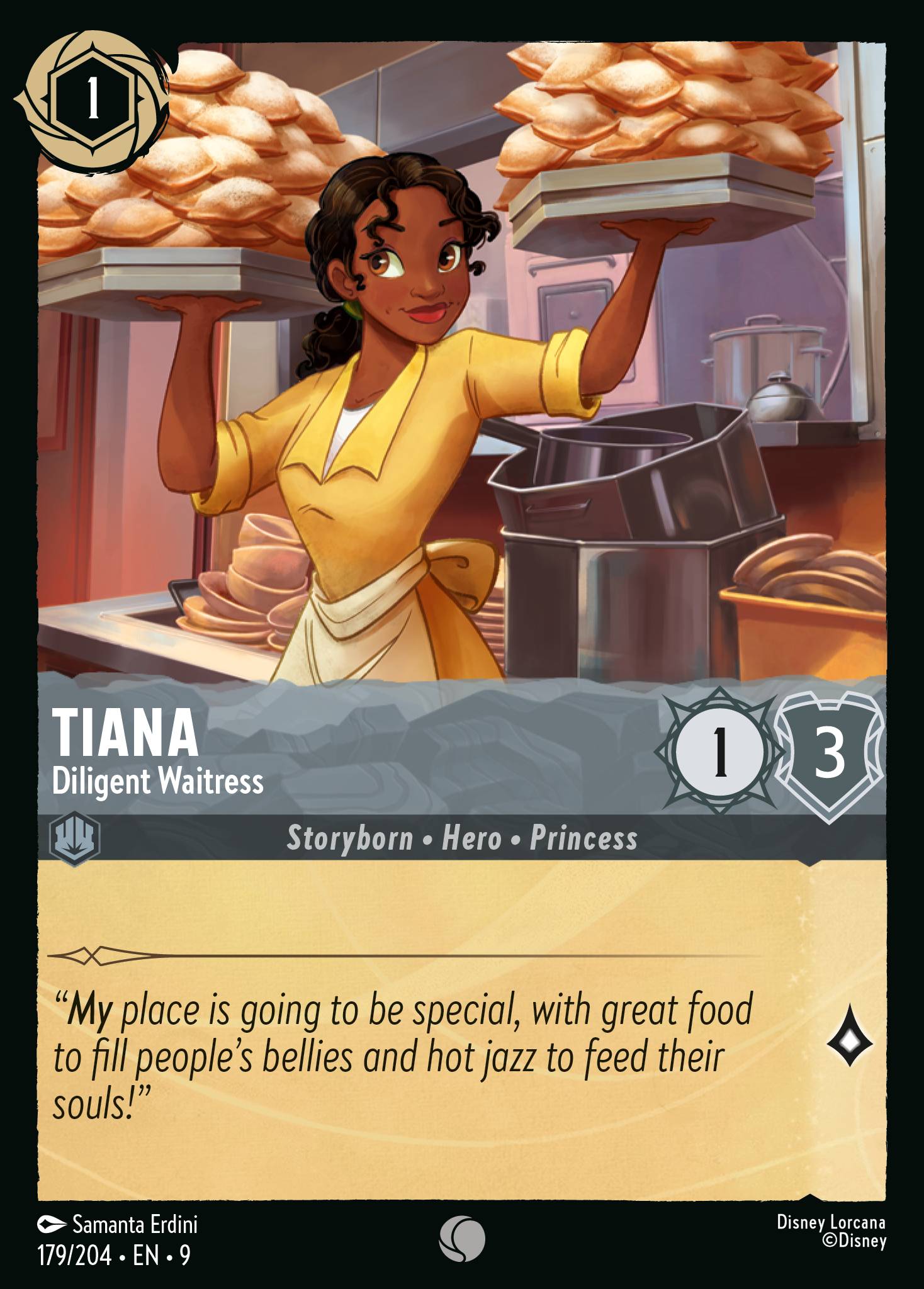 Tiana - Diligent Waitress (English)