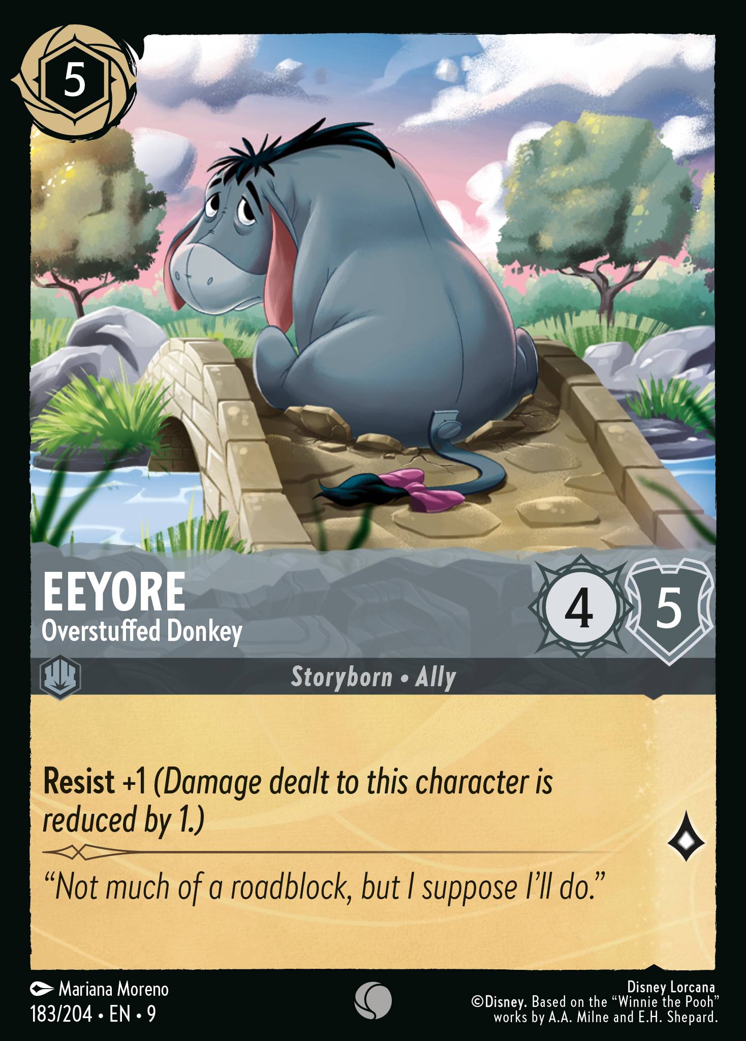 Eeyore - Overstuffed Donkey (English)