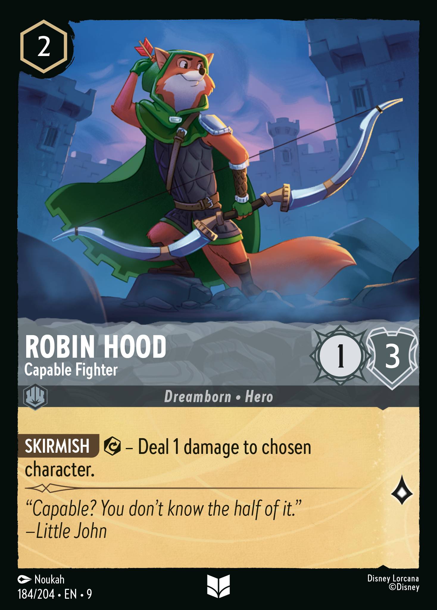 Robin Hood - Capable Fighter (English)