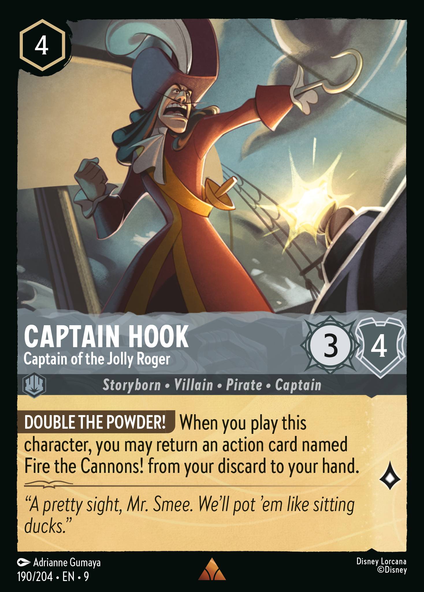 Captain Hook - Captain of the Jolly Roger (English)
