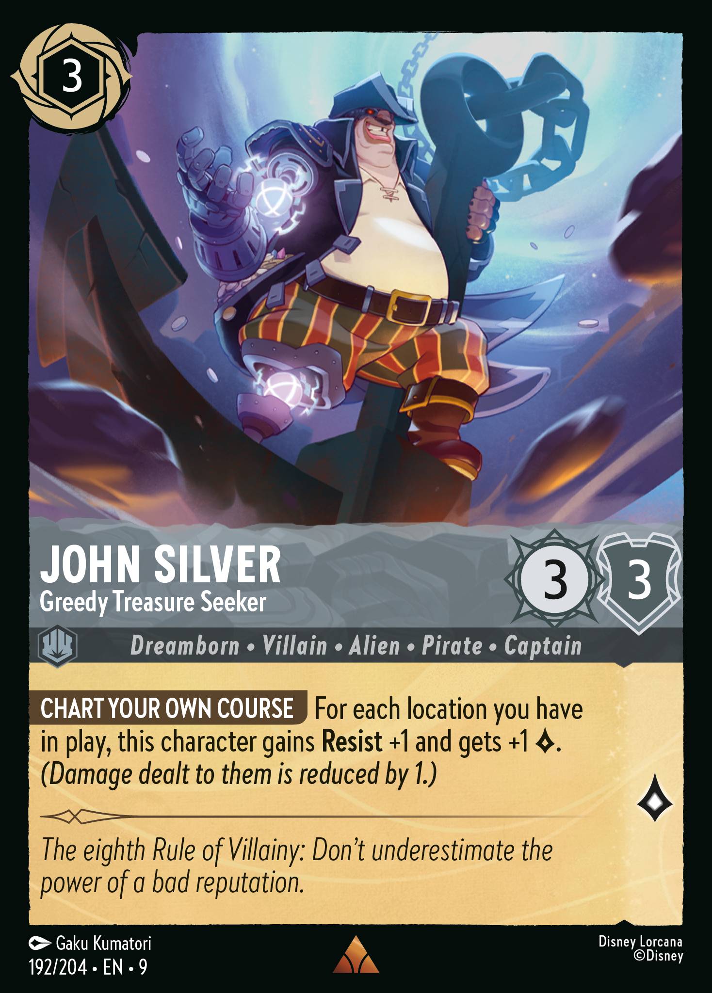 John Silver - Greedy Treasure Seeker (English)