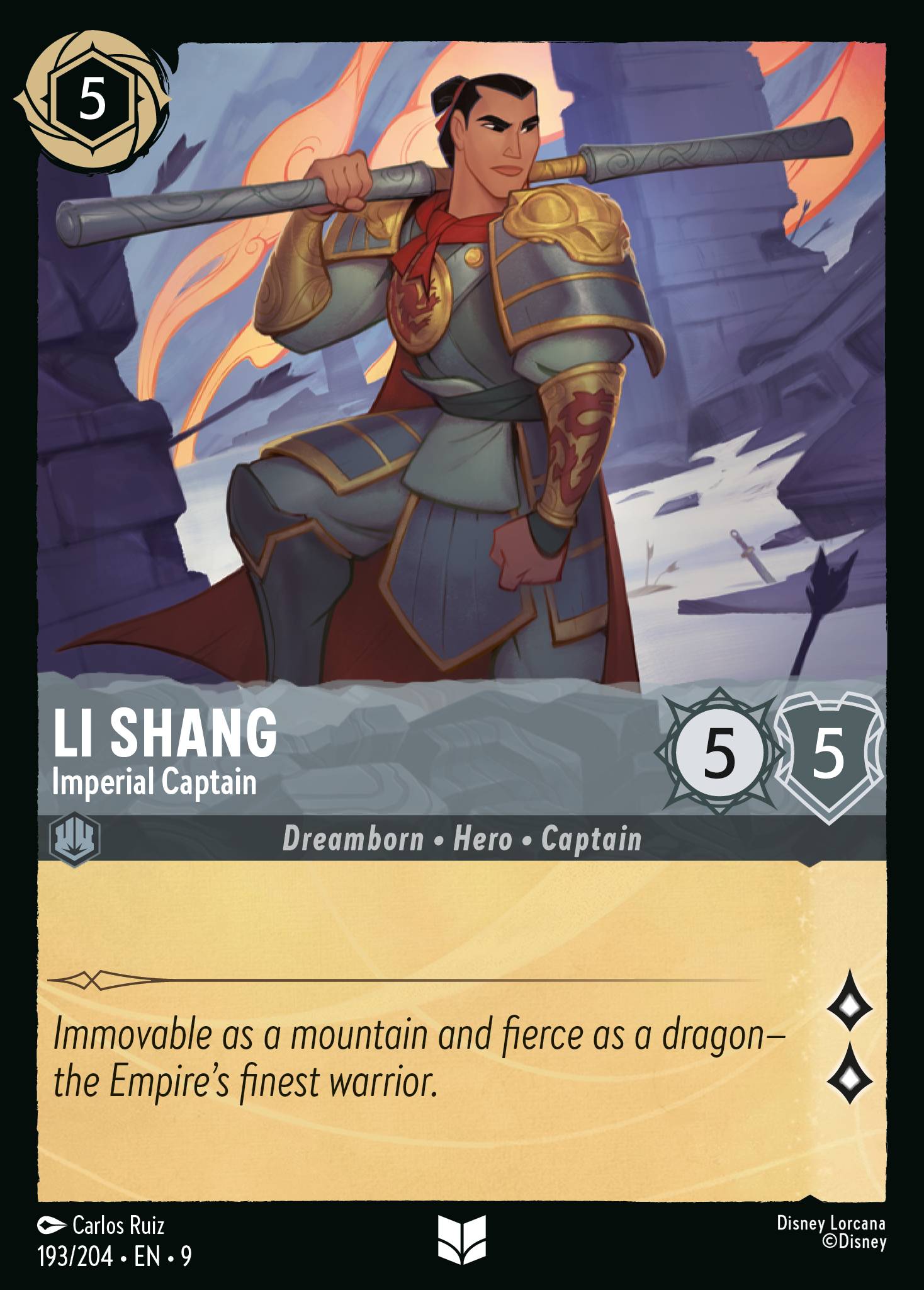 Li Shang - Imperial Captain (English)