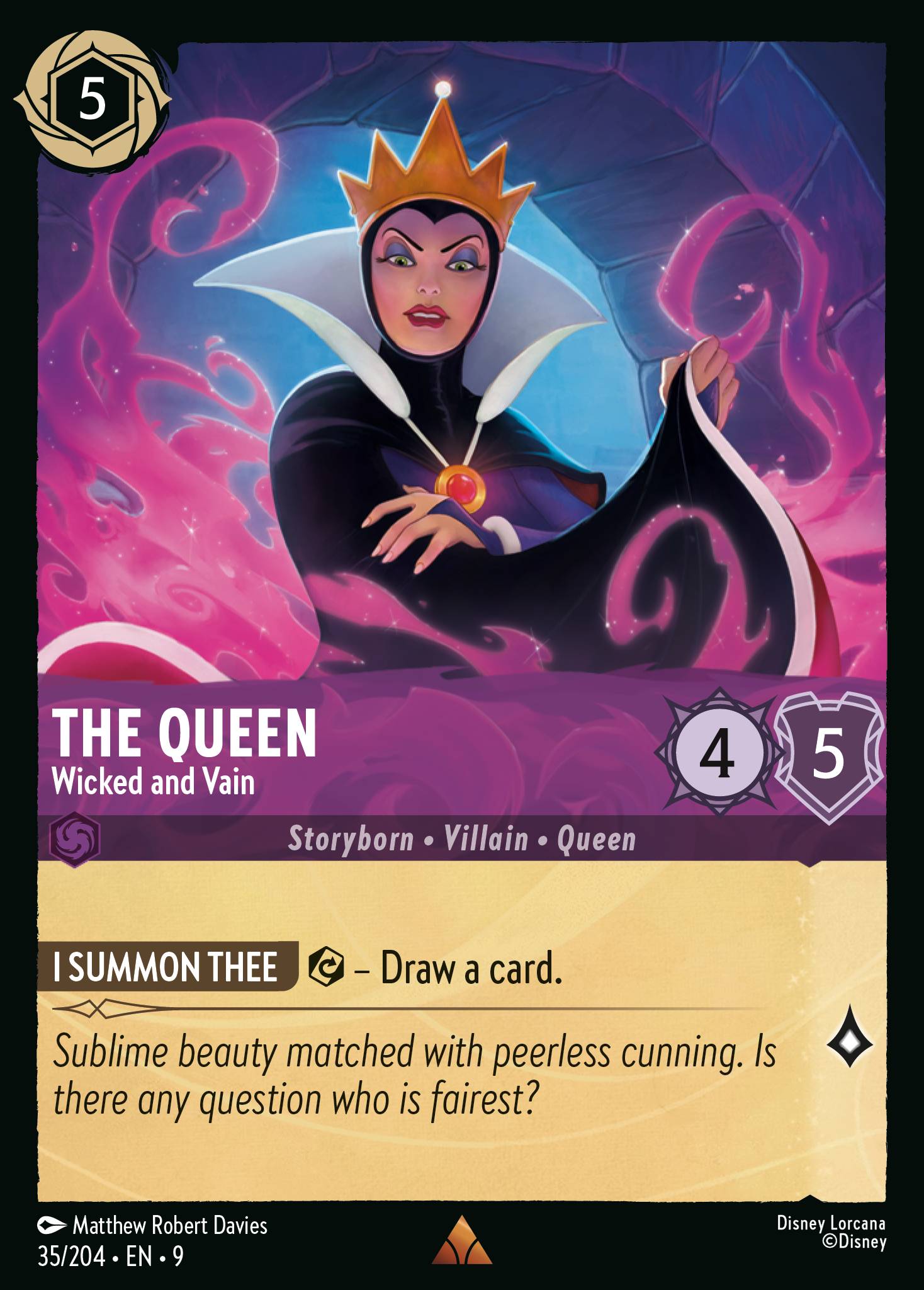 The Queen - Wicked and Vain (English)