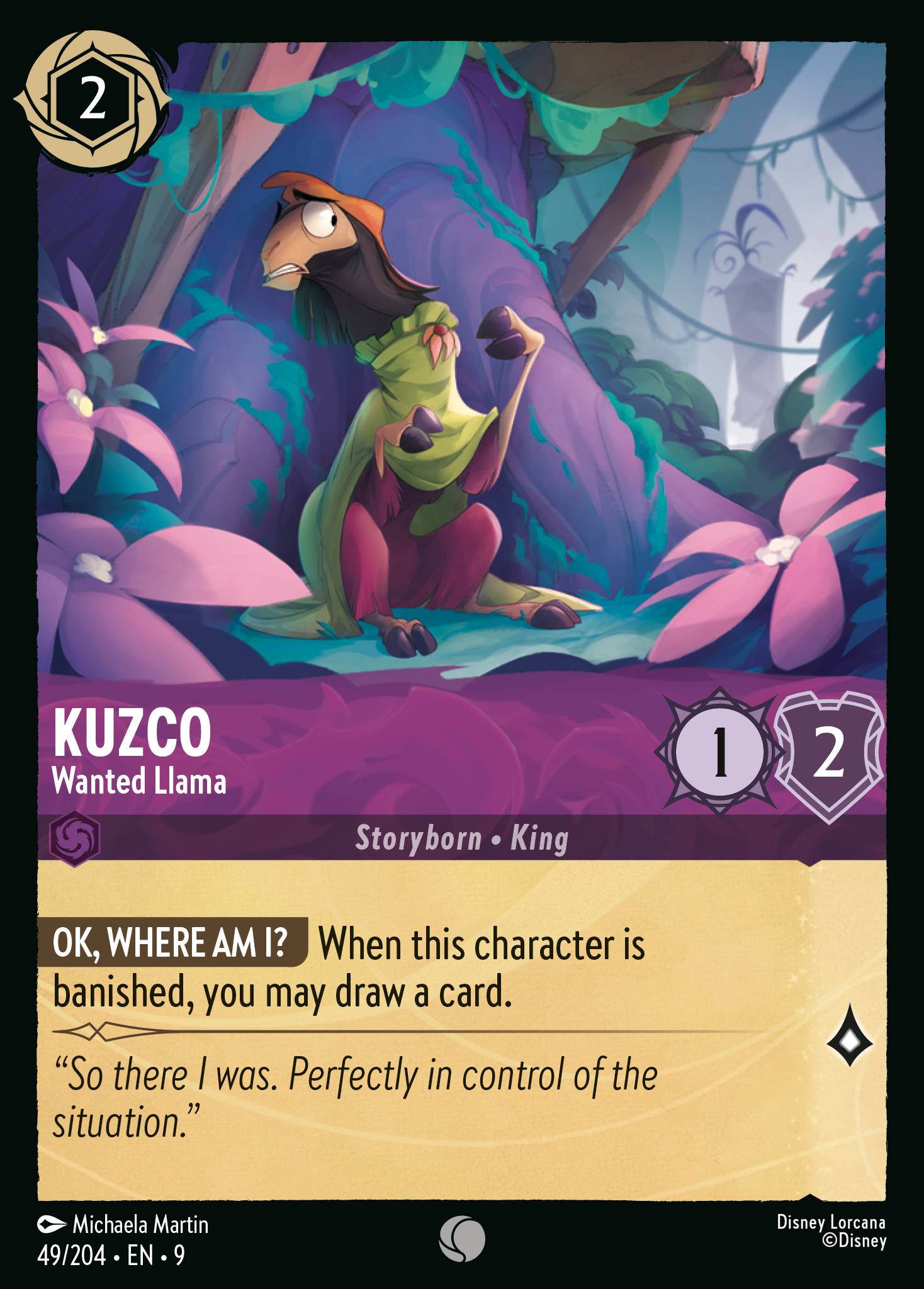 Kuzco - Wanted Llama (English)