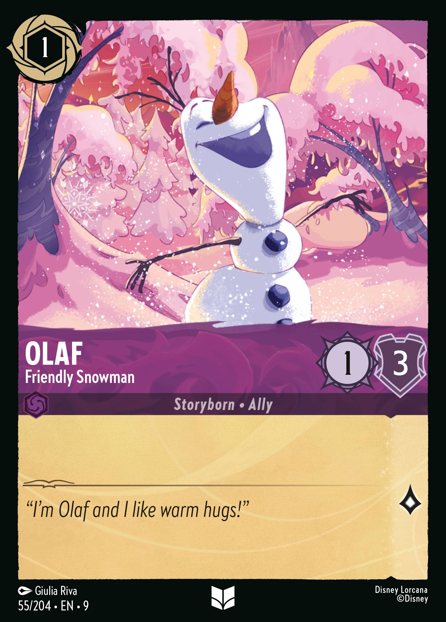 Olaf - Friendly Snowman (English)
