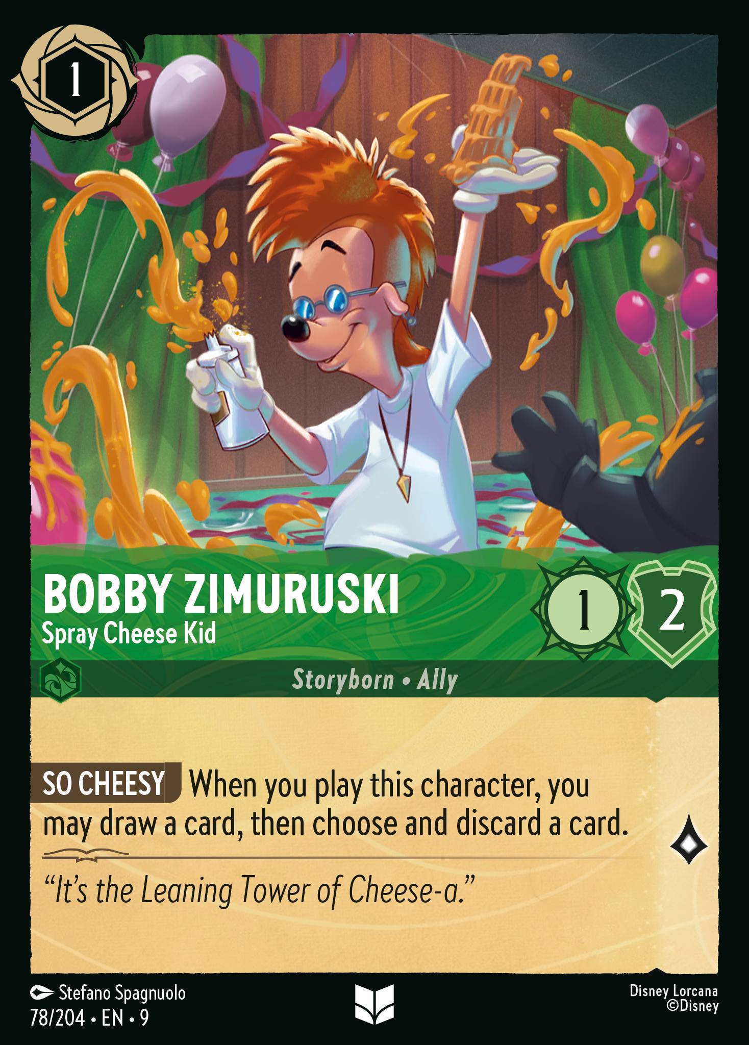Bobby Zimuruski - Spray Cheese Kid (English)