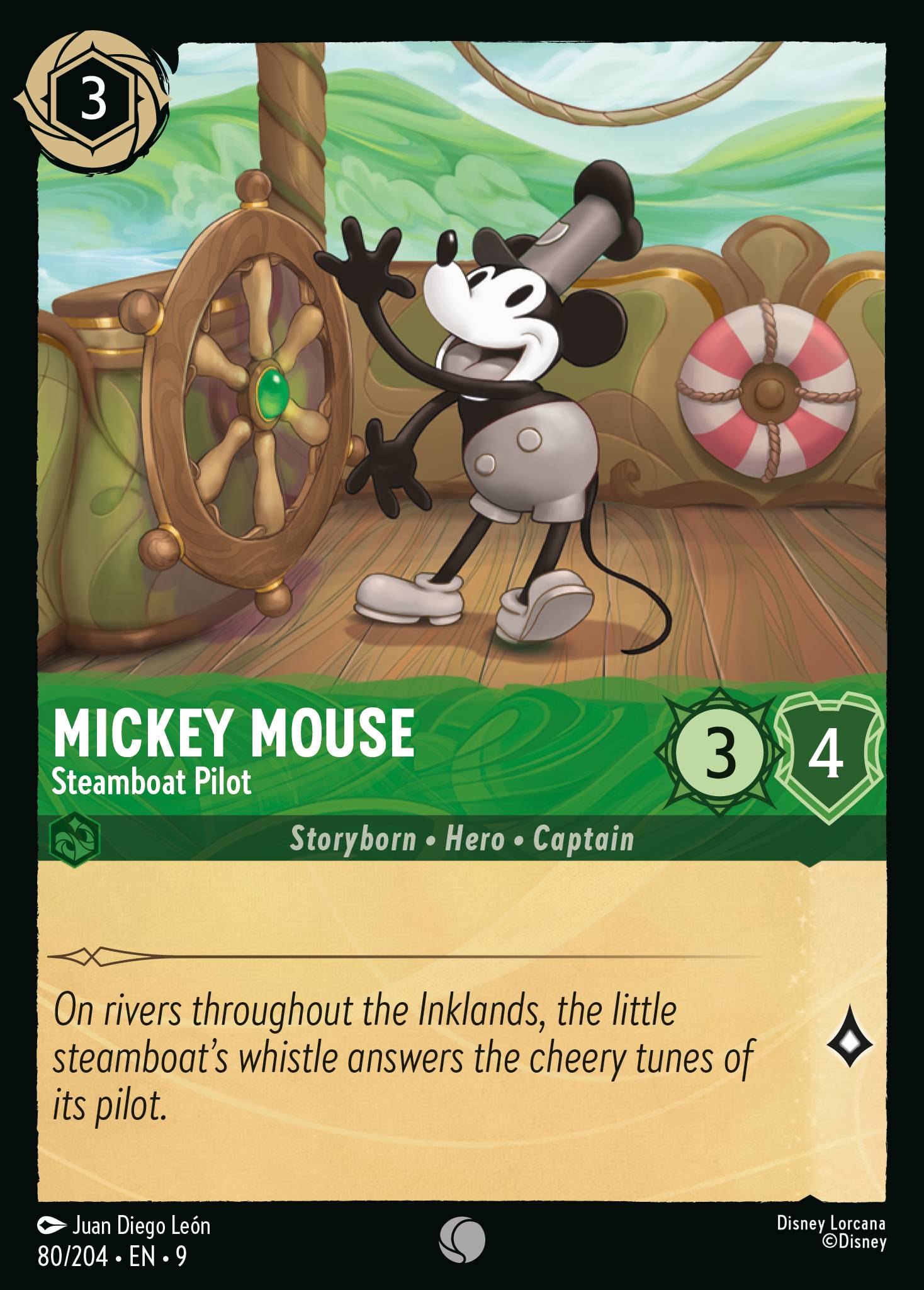 Mickey Mouse - Steamboat Pilot (English)