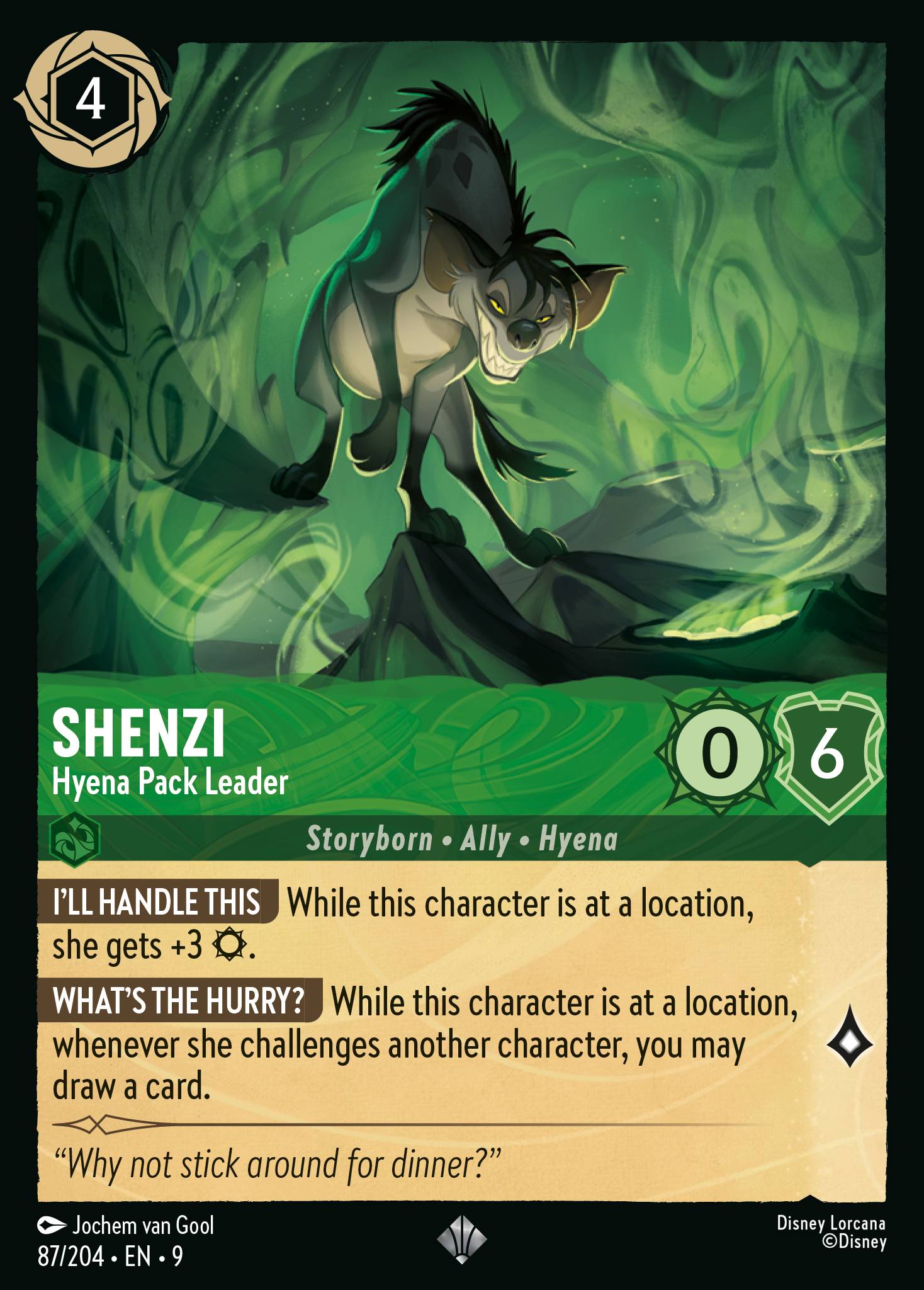 Shenzi - Hyena Pack Leader (English)