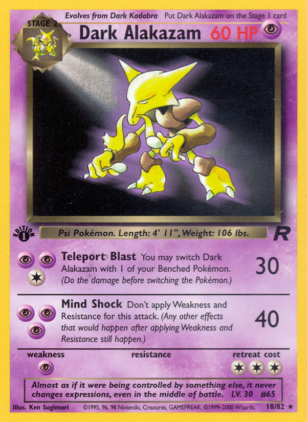 Dark Alakazam (English)