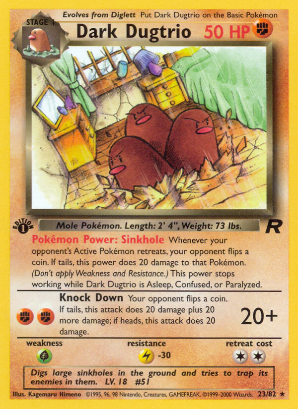 Dark Dugtrio (English)