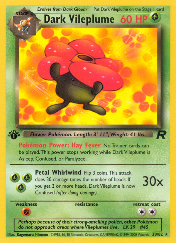 Dark Vileplume (English)
