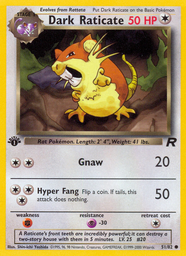 Dark Raticate (English)