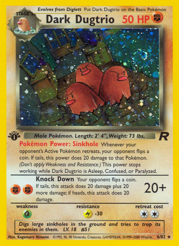 Dark Dugtrio (English)