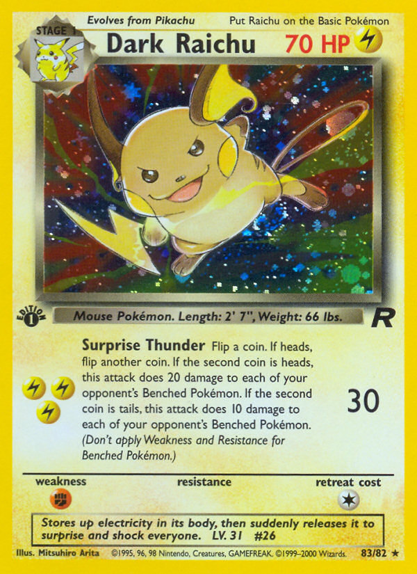 Dark Raichu (HR) (English)