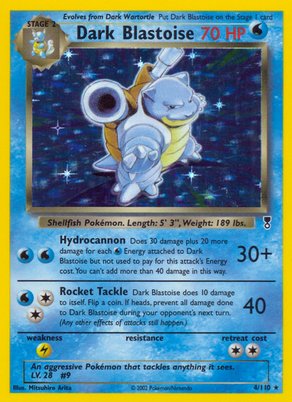 Dark Blastoise (English)