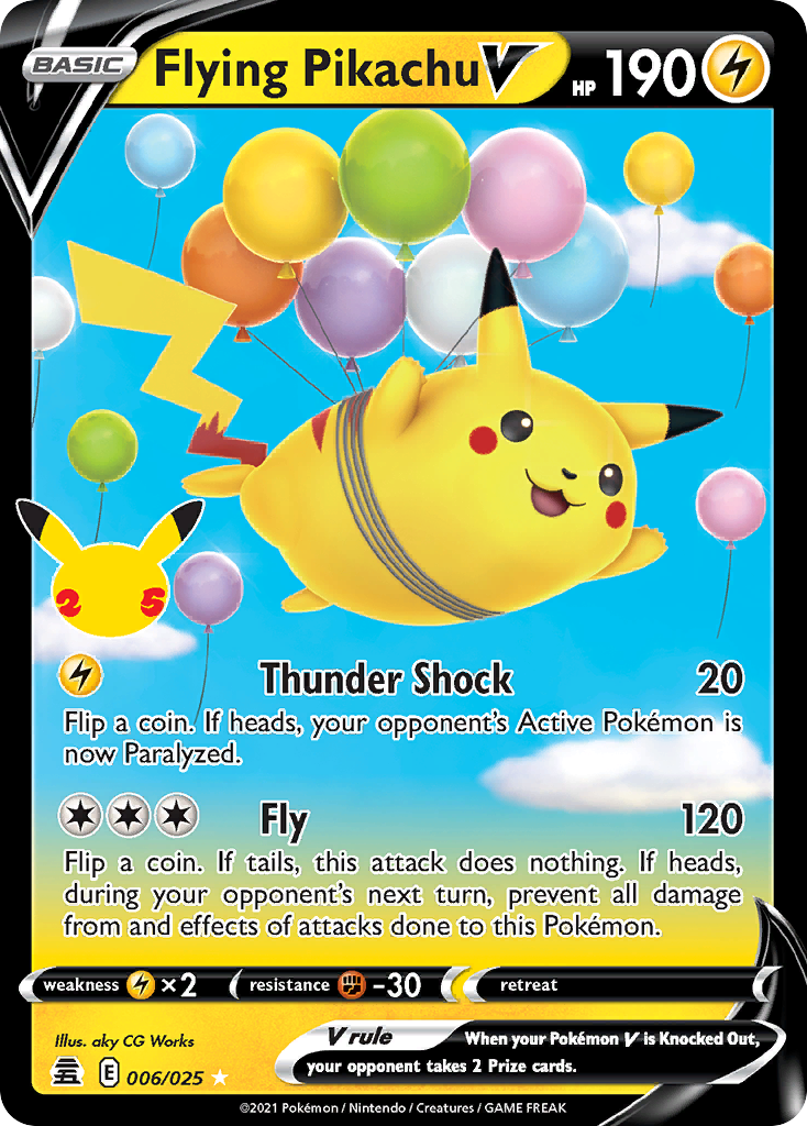 Flying Pikachu V (English)