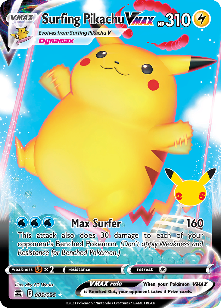 Surfing Pikachu VMAX (English)