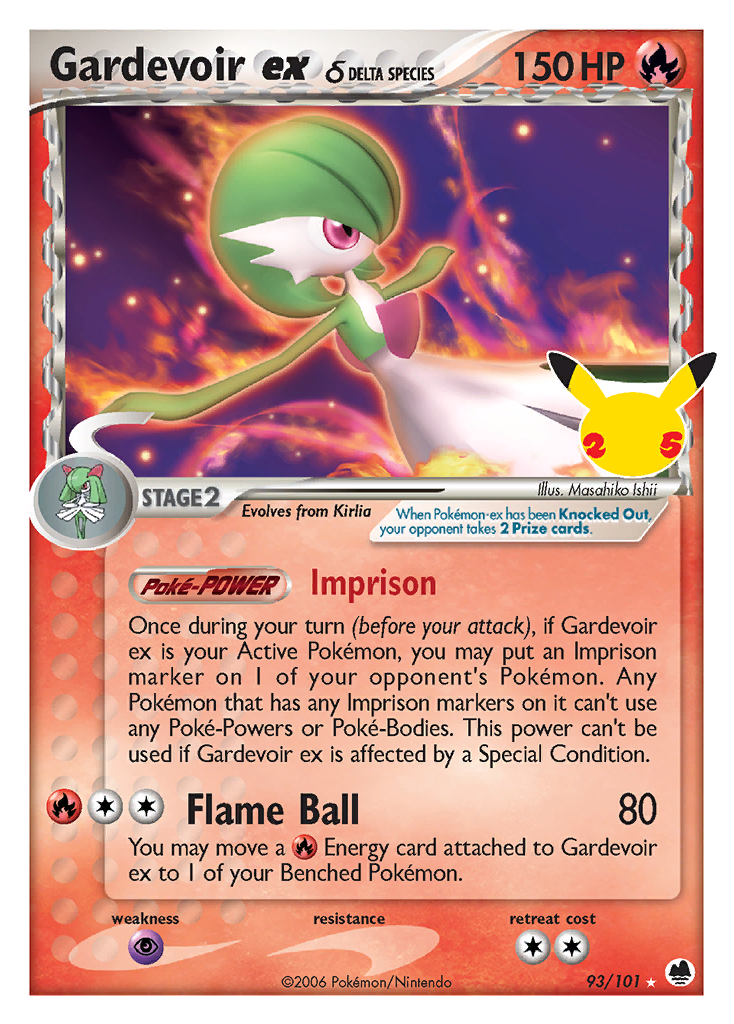 Gardevoir ex δ (English)