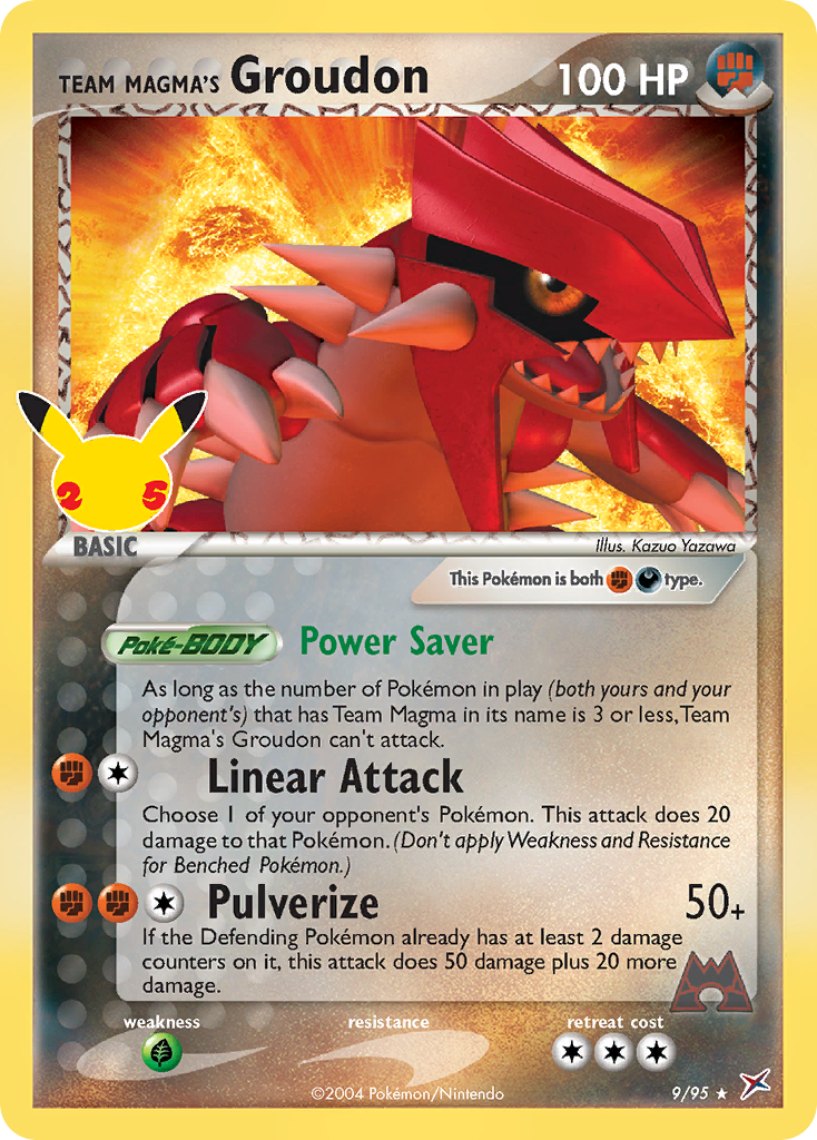 Team Magma's Groudon (English)