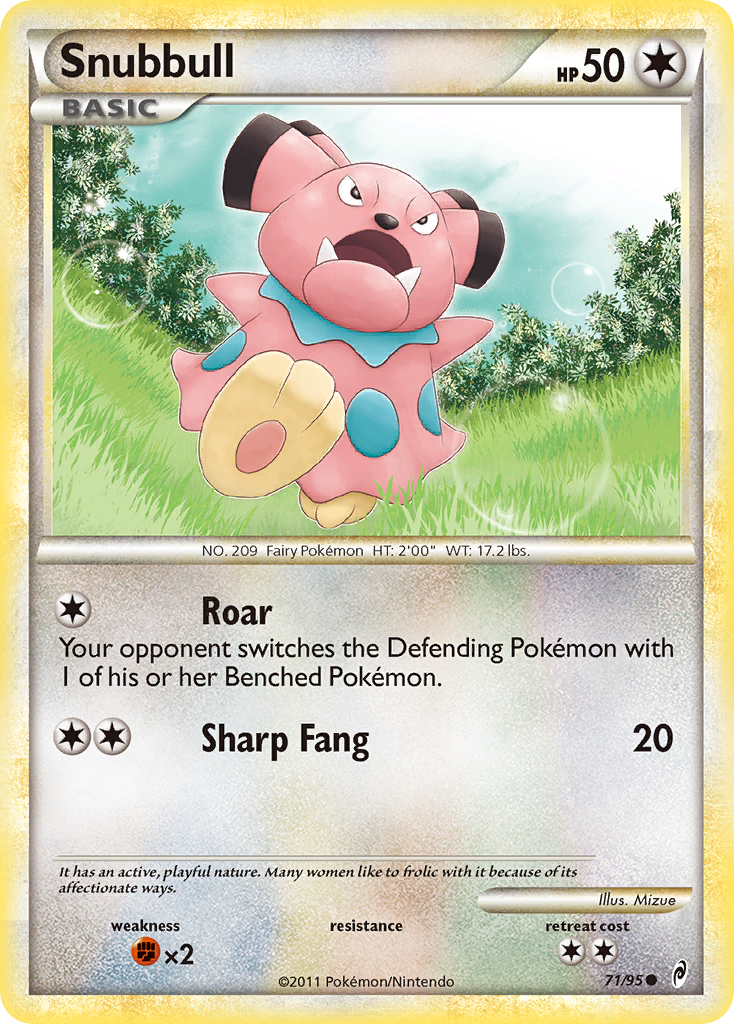 Snubbull (English)