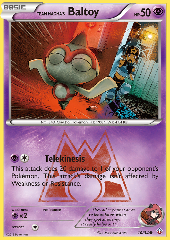 Team Magma's Baltoy (English)