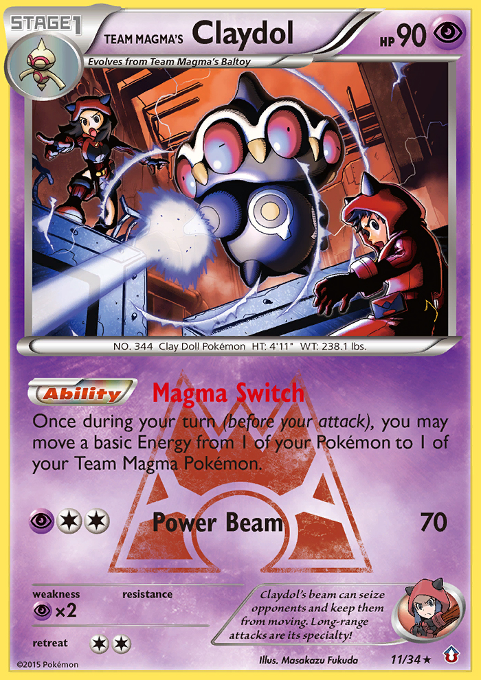 Team Magma's Claydol (English)
