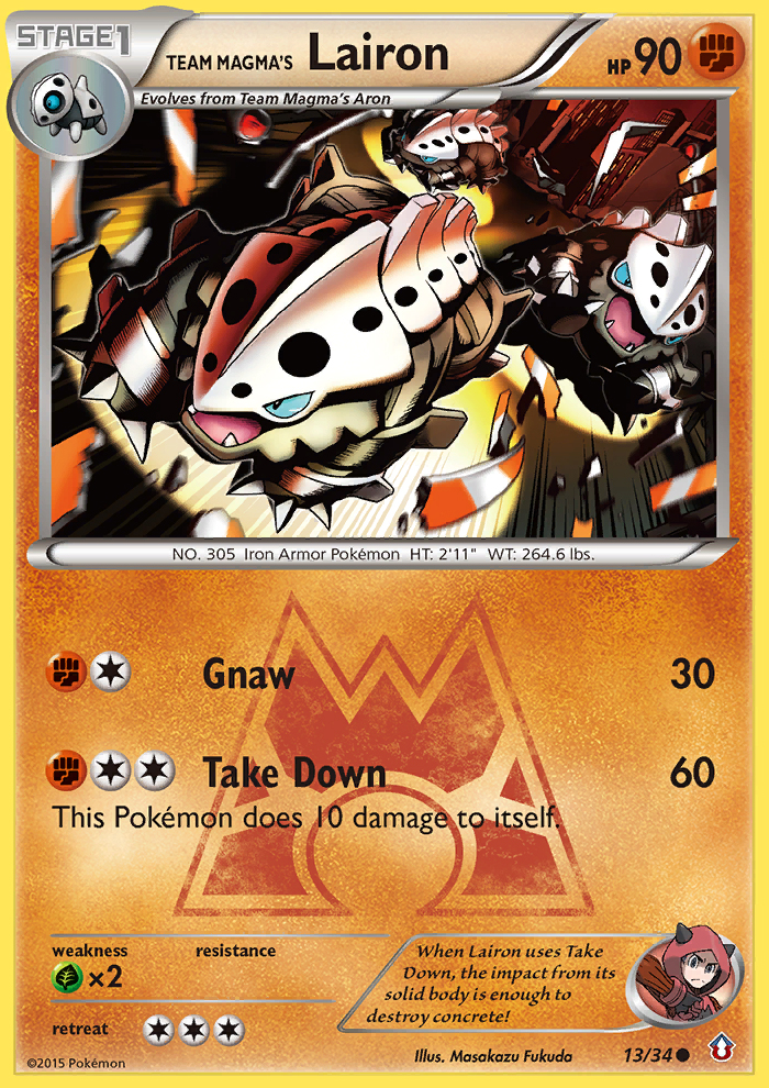 Team Magma's Lairon (English)