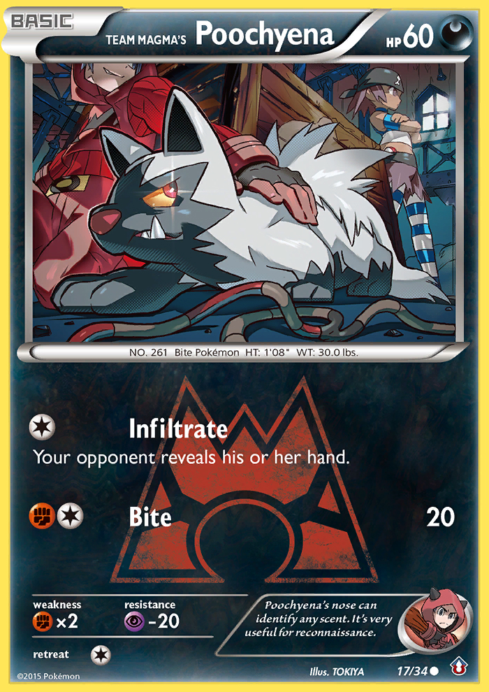 Team Magma's Poochyena (English)