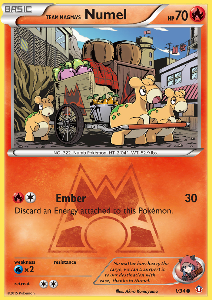 Team Magma's Numel (English)