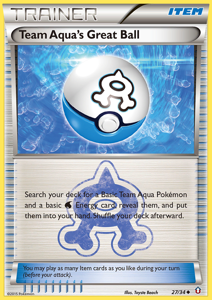 Team Aqua's Great Ball (English)