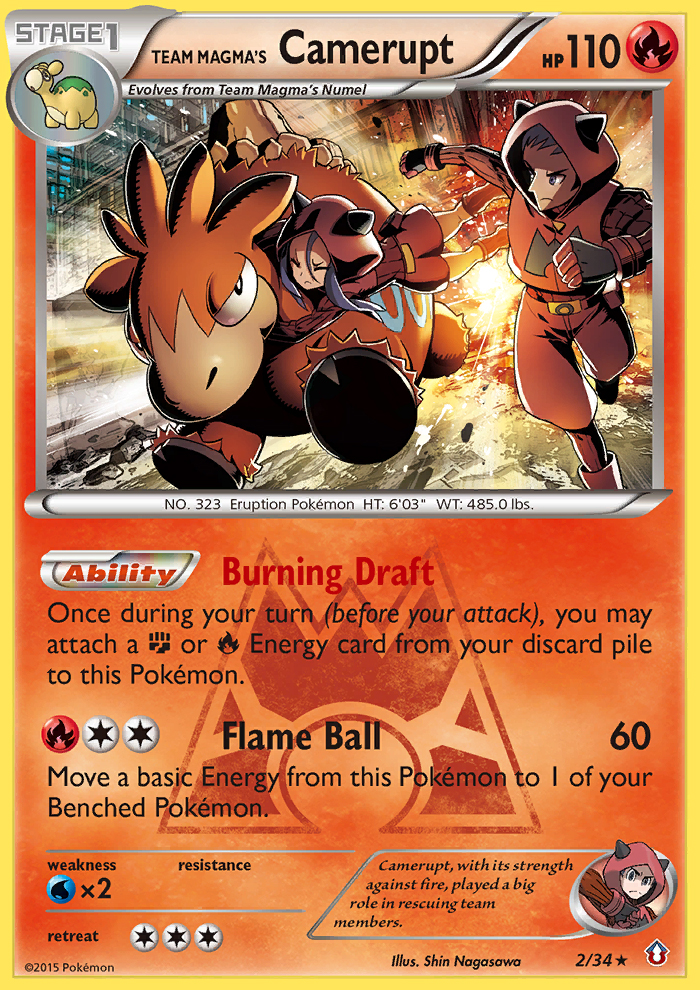 Team Magma's Camerupt (English)