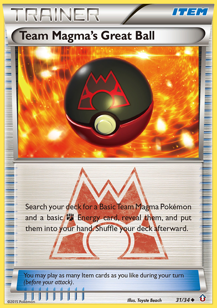 Team Magma's Great Ball (English)