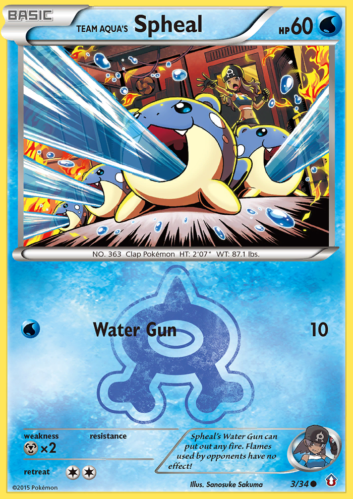Team Aqua's Spheal (English)