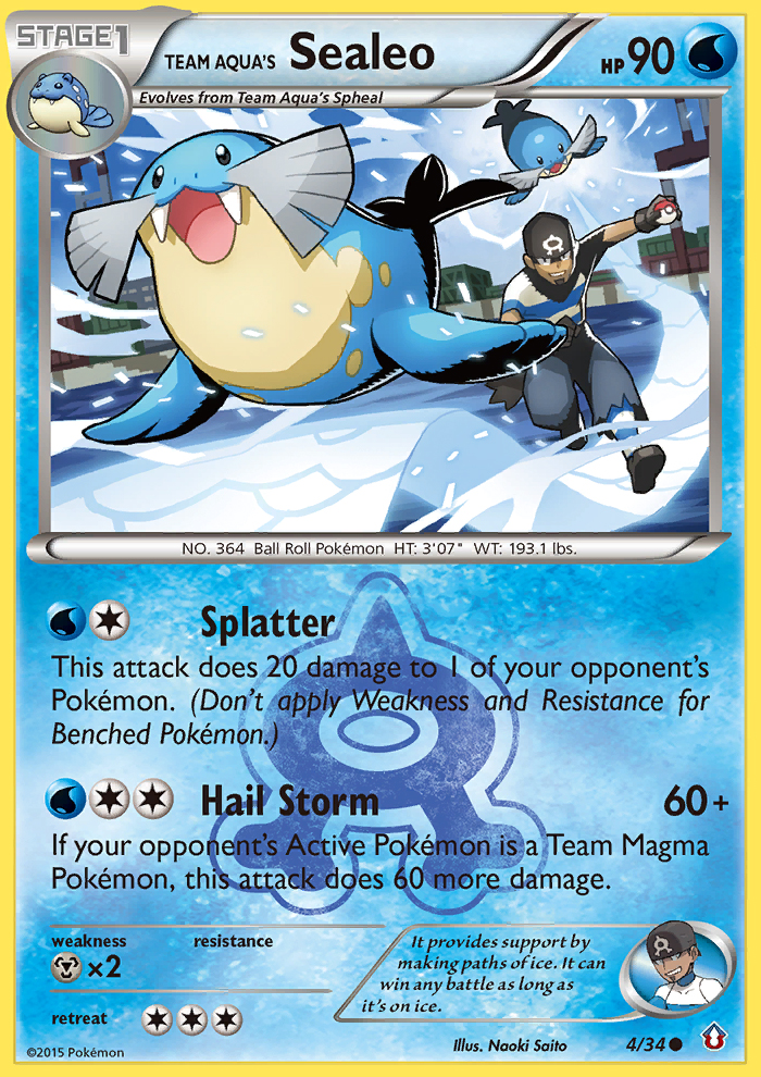 Team Aqua's Sealeo (English)