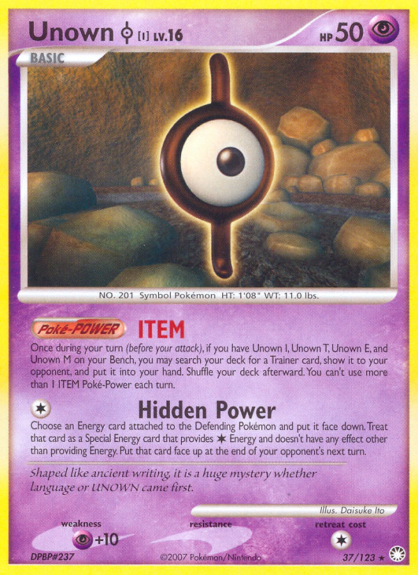 Unown [I] (English)