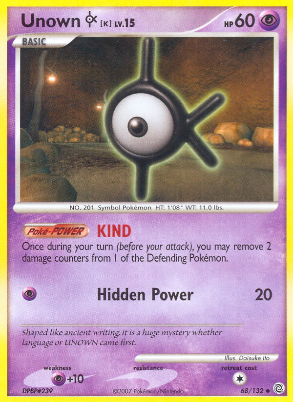 Unown [K] (English)