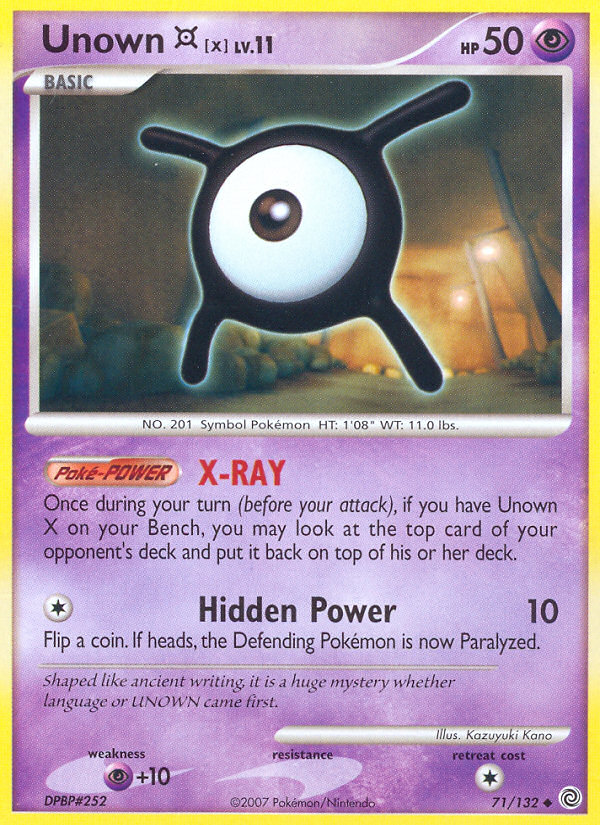 Unown [X] (English)