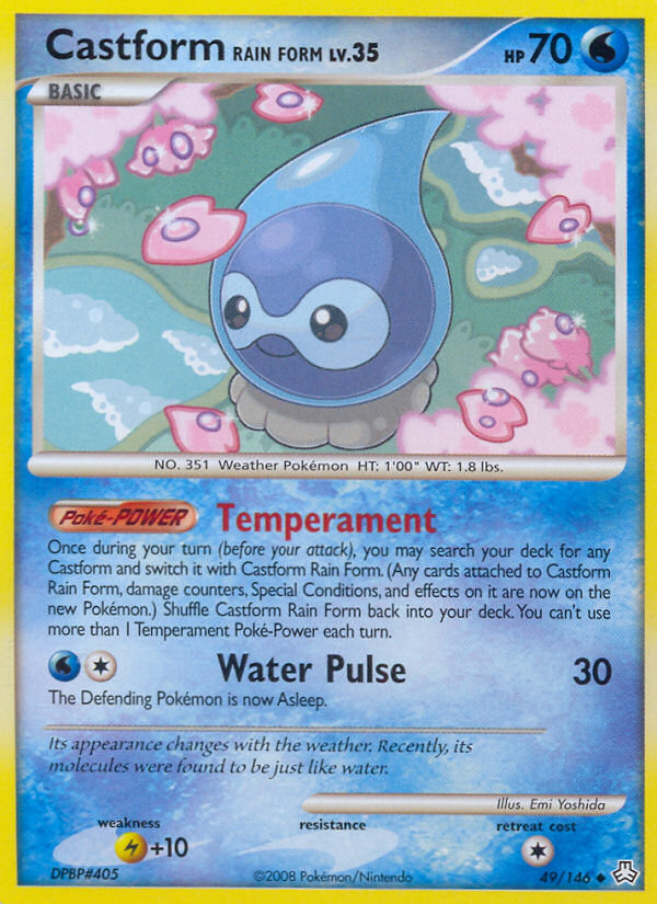 Castform Rain Form (English)