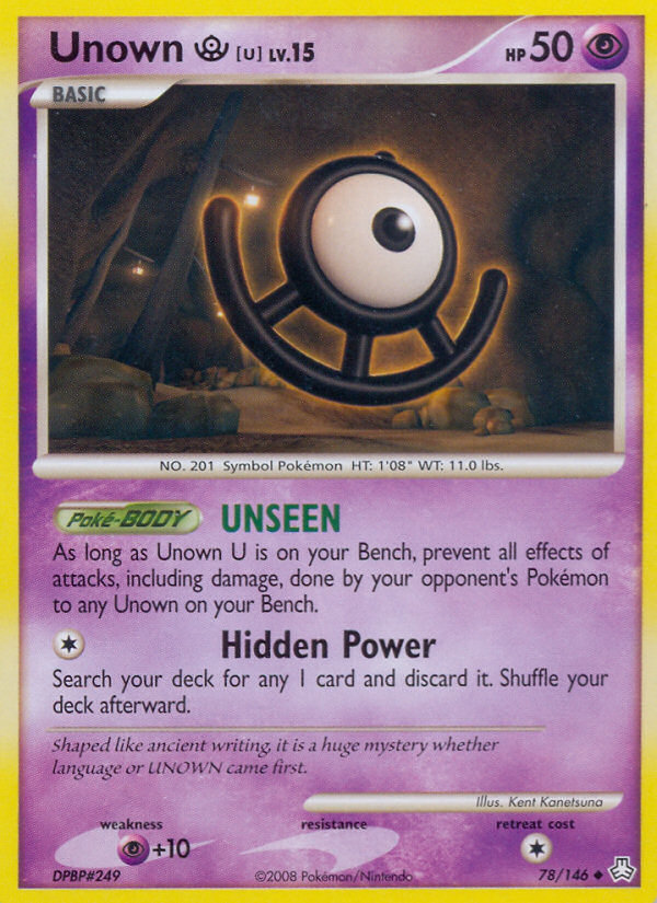 Unown [U] (English)