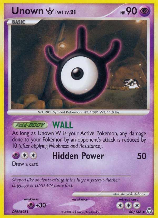 Unown [W] (English)