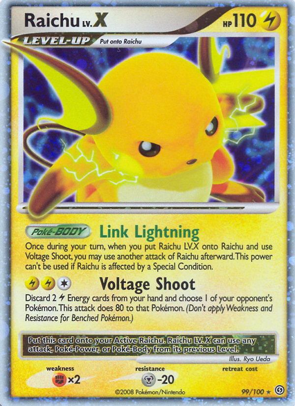 Raichu LV.X (English)