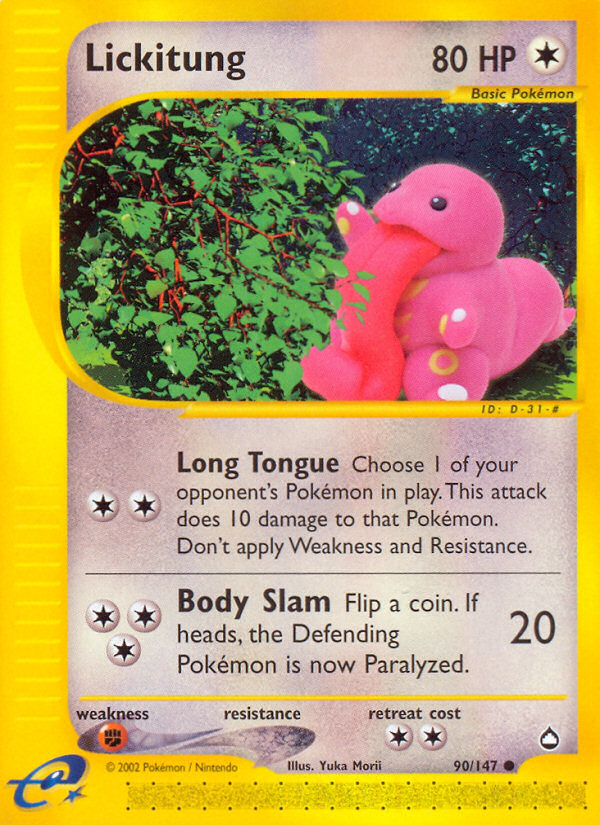 Lickitung (English)