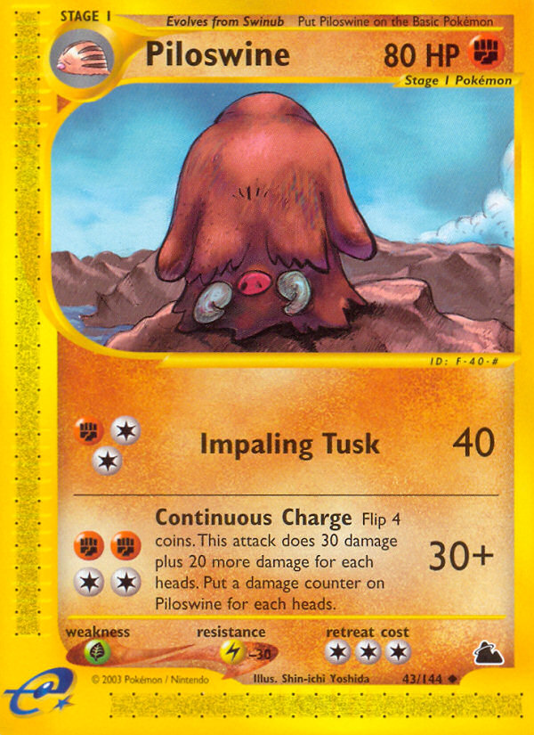 Piloswine (English)