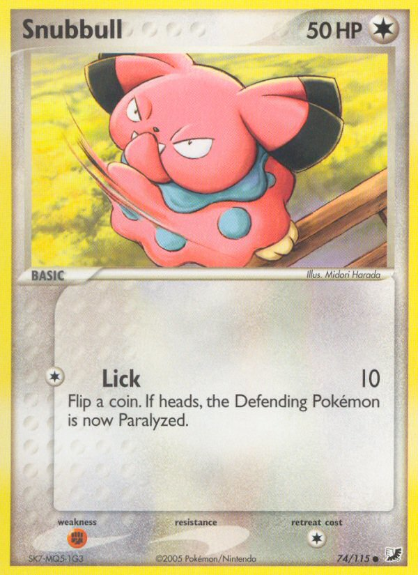 Snubbull (English)