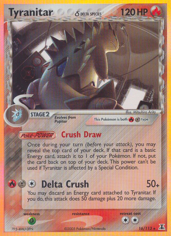 Tyranitar δ (English)